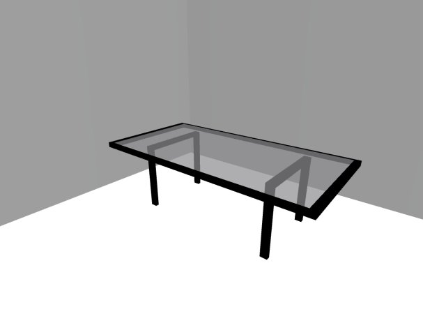 Besuchertisch eckig 31