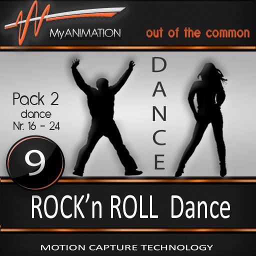 MyANIMATION * NEW * Pack 2 - ROCK'n ROLL Dances - SUPER REALISTIC Motion Capture Animations - Watch VIDEO