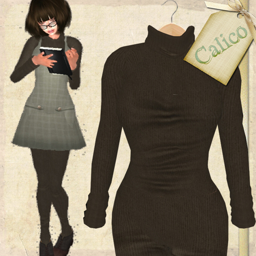 Calico - Byron - Sweater & Tights in Coal