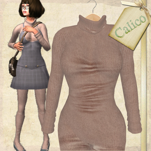 Calico - Byron - Sweater & Tights in Rosa