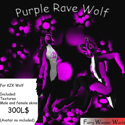 Rave Purple KZK Wolf