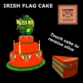 St. Patrick - Irish flag cake - special price