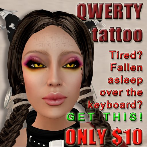 Qwerty tattoo