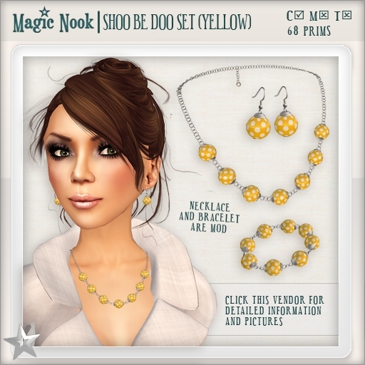 [MAGIC NOOK] Shoo Be Doo Set (Yellow)