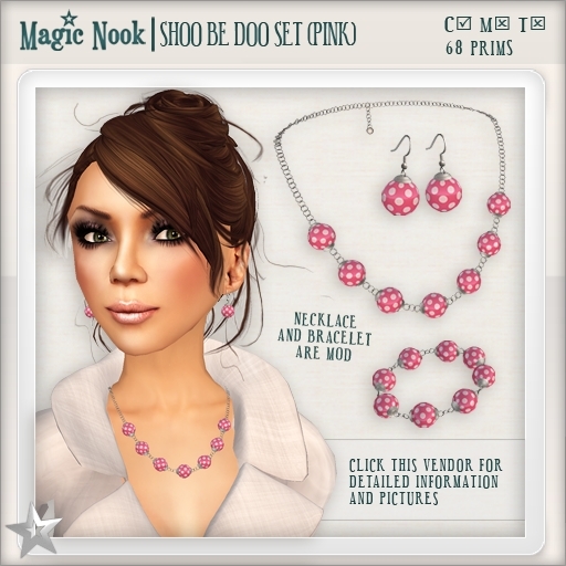[MAGIC NOOK] Shoo Be Doo Set (Pink)