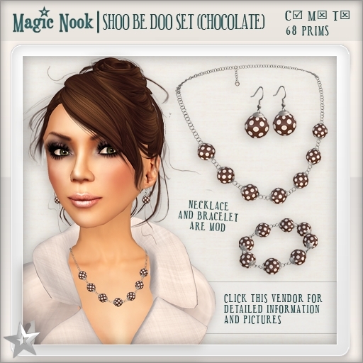 [MAGIC NOOK] Shoo Be Doo Set (Chocolate)