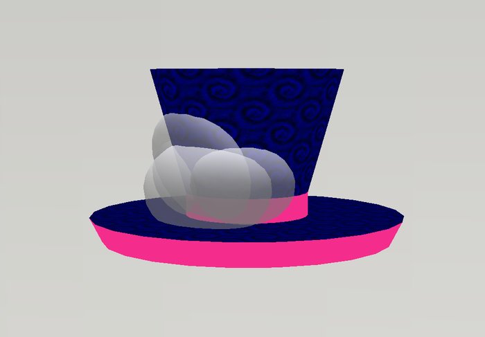 Umbra's Mini Top Hats - Cloudy