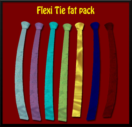 Flexi Tie Fat Pack assorted colours