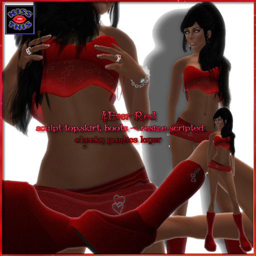 <Kiss This!> 4 Ever Red boxed