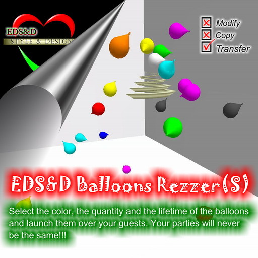 EDS&D Balloons Rezzer Spiral Shape [V1]