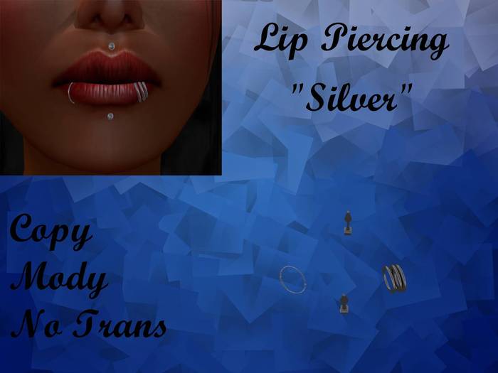Lip Piercing "Silver" 