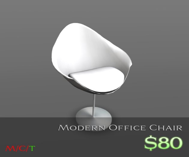 [br] Milk Office Chair [Boxed]