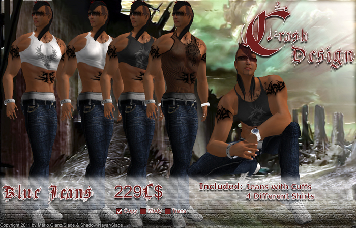Crash Design - Blue Jeans Box