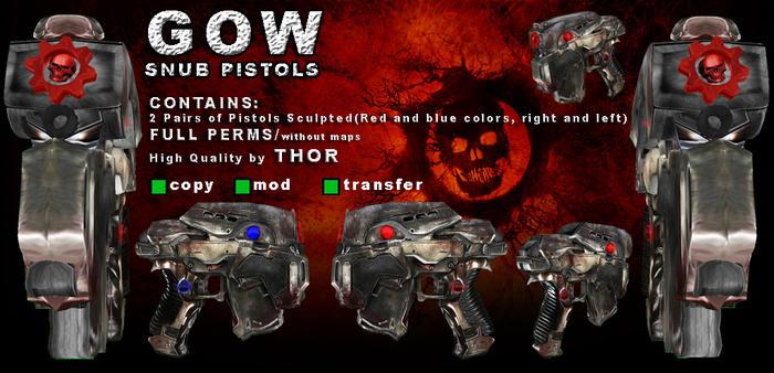 GOW ~ Pistols Snobent  FULL PERMS