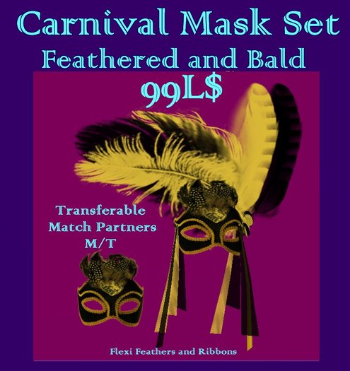 Mask Set: Black and Gold