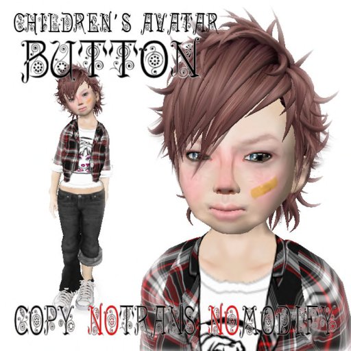 Children's avatar "Button " set