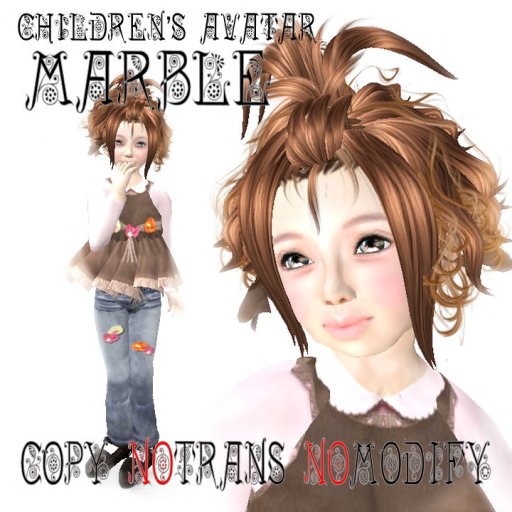 Children's avatar "Marble" set