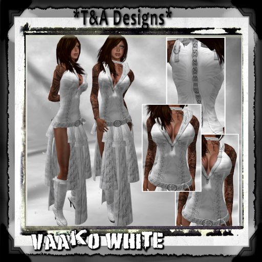 *T&A Designs* VAAKO WHITE outfit accessories and boots  *TD*
