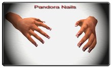 Red Nails French Manicure