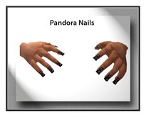 Black Nails - art nails