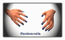 Nails Blue