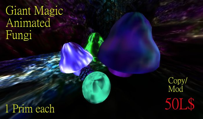 Giant Magic Animated Fungi