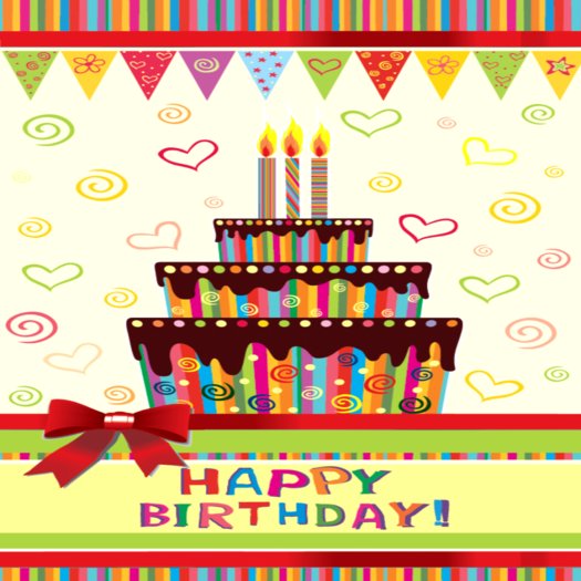 Happy Birthday Greeting Card