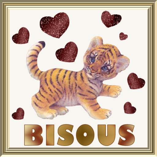 POOFER Tigre Bisous