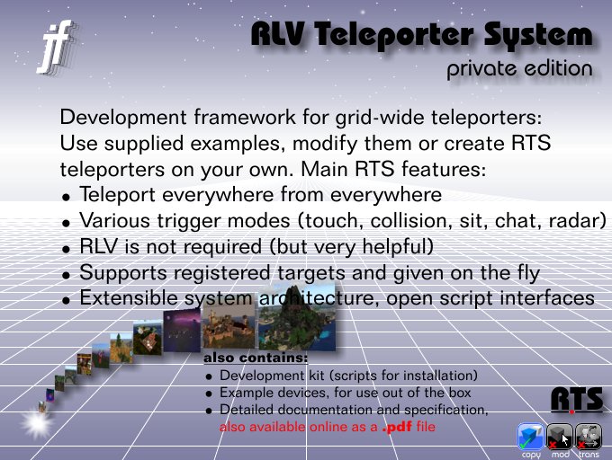 RLV Teleporter System, private edition