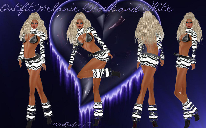 LSR - Melanie black and White