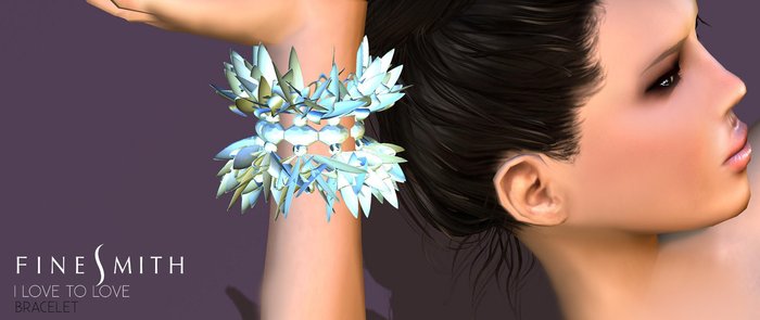 F I N E S M I T H  I <3 TO <3 BRACELET blue