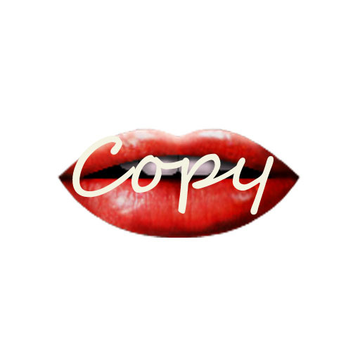 Say it Loud Red lips with teeth