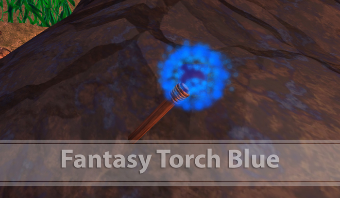 Fantasy Torch Blue