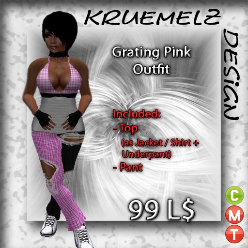 *~> Kruemelz Design <~* Grating Pink Outfit 