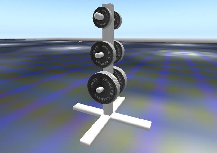 Gym Rack con disco gym sculpt...MM