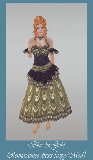 In The Fire- Renaissance Dress