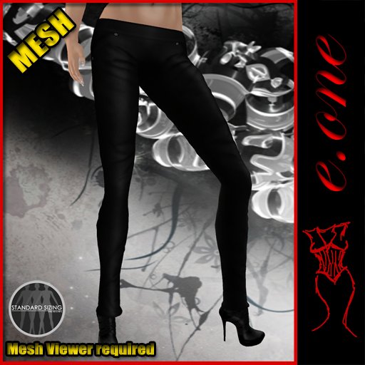 e.one Tigre Mesh Pants Black Leather