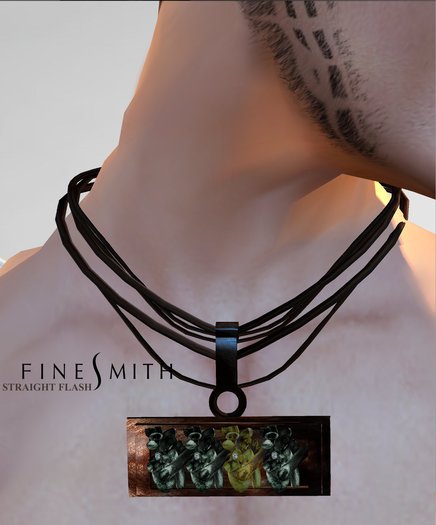 FINESMITH - STRAIGHT FLASH male necklace