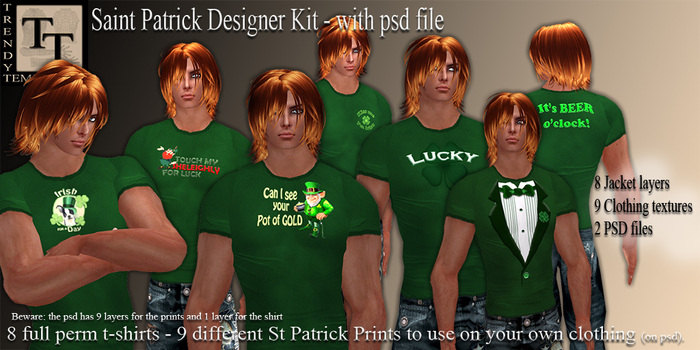 .:TT:. Saint Patrick Designer Kit