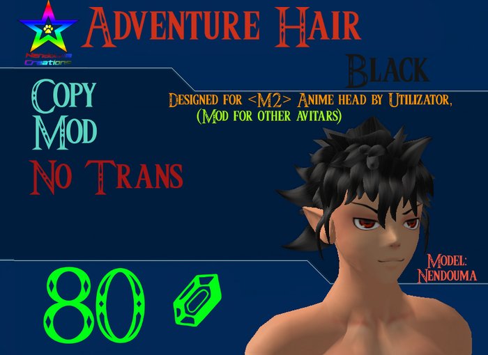 Adventure Hair: Black
