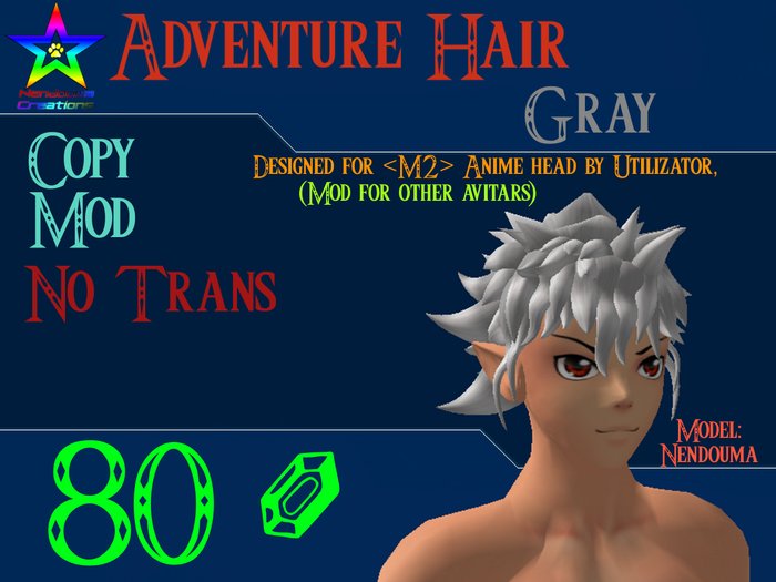Adventure Hair: Grey