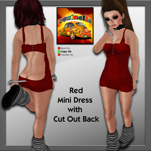 Coxi - Black - Mini Dress Cut out- female