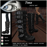 << PURE >> Pure Shoes - Tinka in Black [inworld price 199L$]