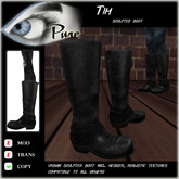 << PURE >> Pure Shoes - Tim in Black [inworld price 99L$]