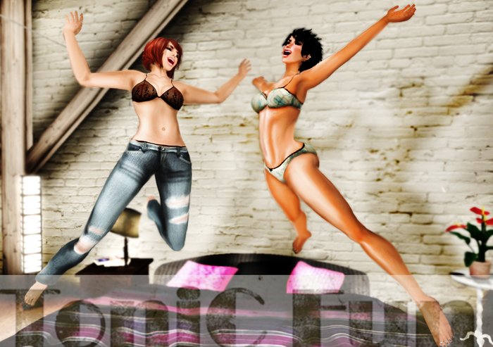 Jumping Happy - pose