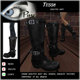 << PURE >> Pure Shoes - Tessa in Black [inworld price 199L$]