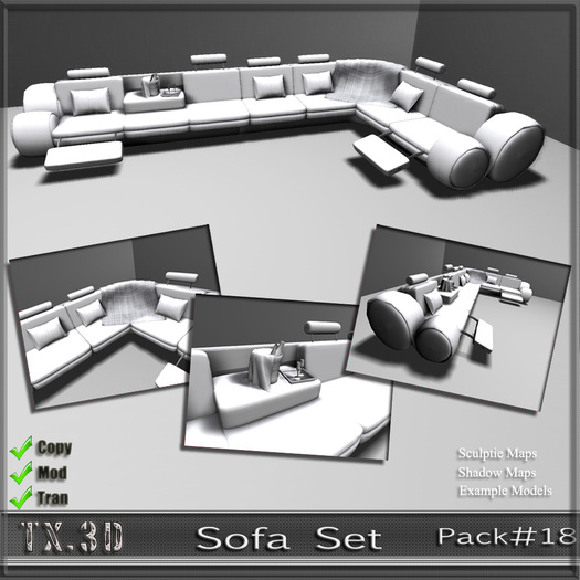 TX3D :: Sofa Set 18
