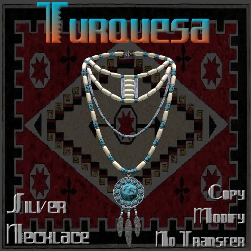 :*:CPD:*: Turquesa Silver Necklace
