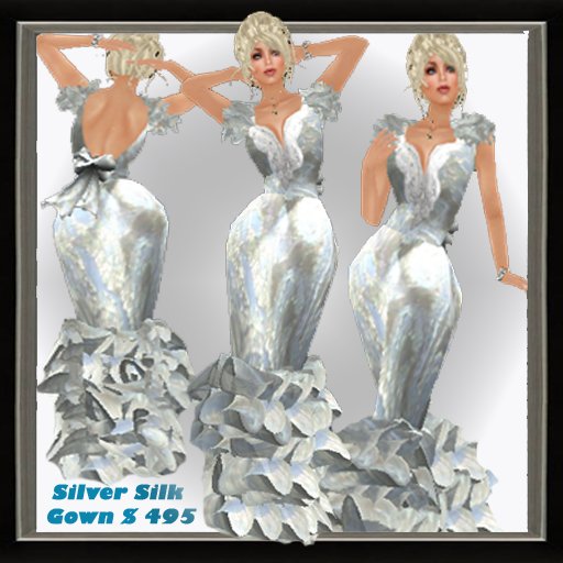 SILVER SILK GOWN 2012