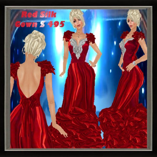 Red Silk Gown 2012